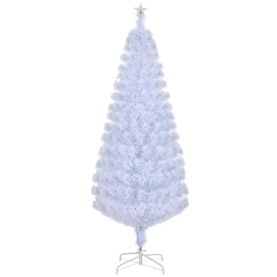 7 FT Prelit Christmas Tree Artificial Fiber Optic