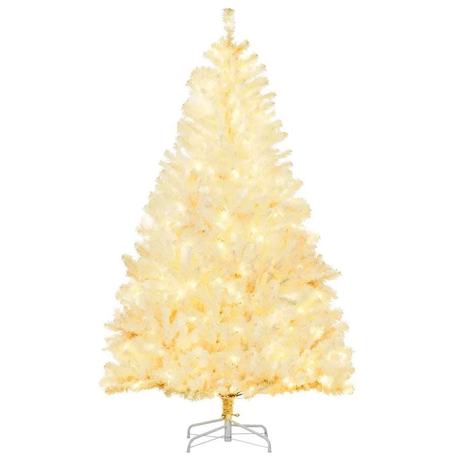 6 ft Tall Prelit Artificial Christmas Tree
