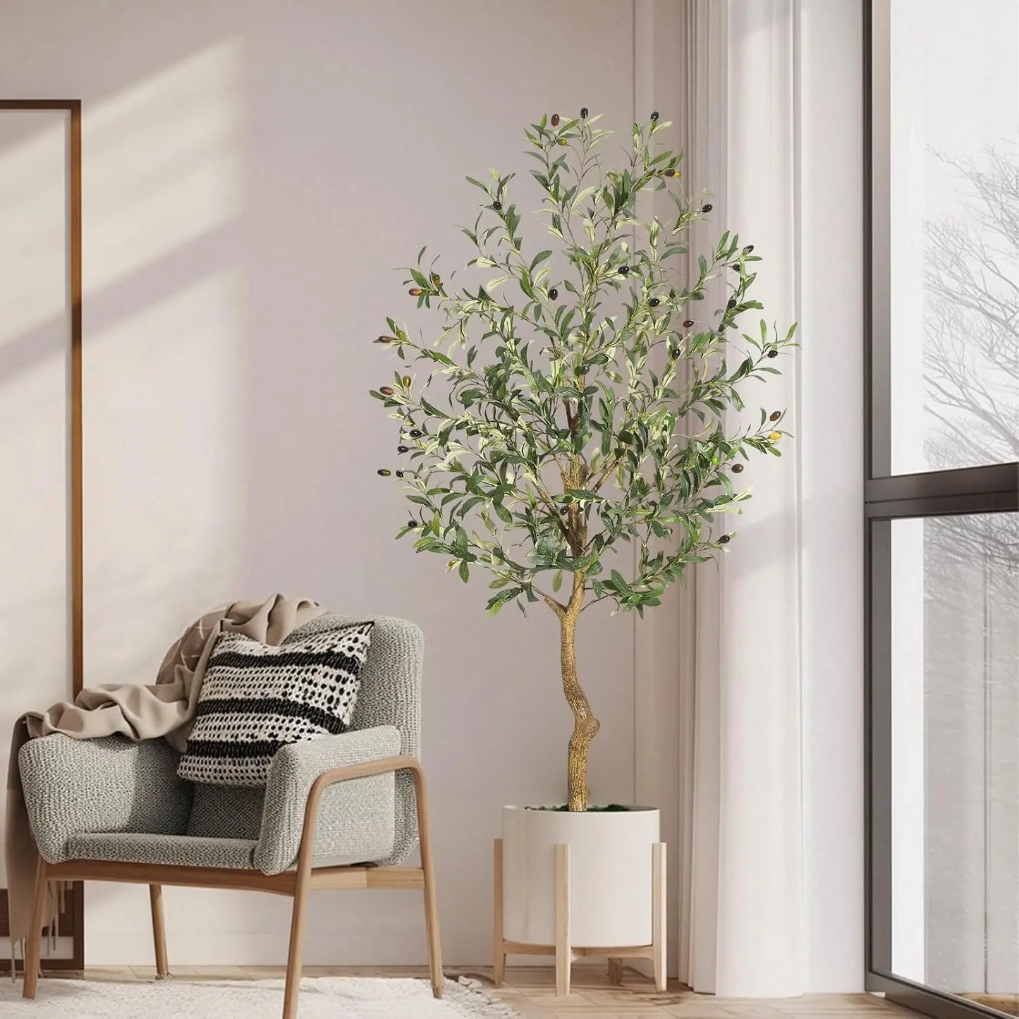 5FT Artificial Olive Tree