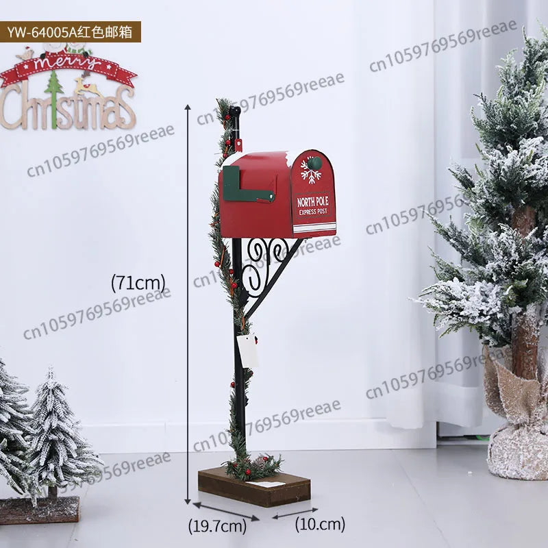 Christmas Decorations Small House Mailbox