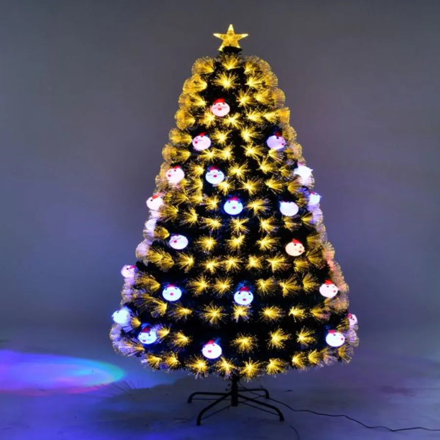6 FT Prelit Fiber Optic Christmas Tree Artificial Xmas Tree