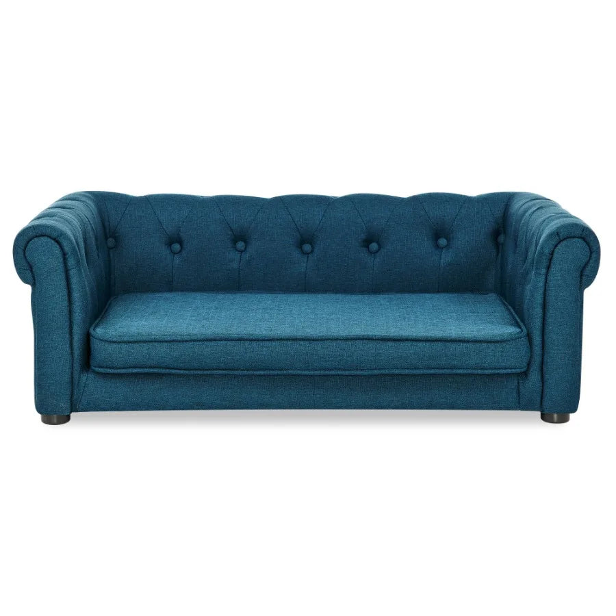 Elegant Rectangle Pet Bed for Medium and Large Dogs Durable Elevated Dog Sofa Bed