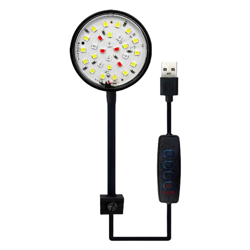 USB Small Fish Tank Light Dimmable LED Moving Aquarium