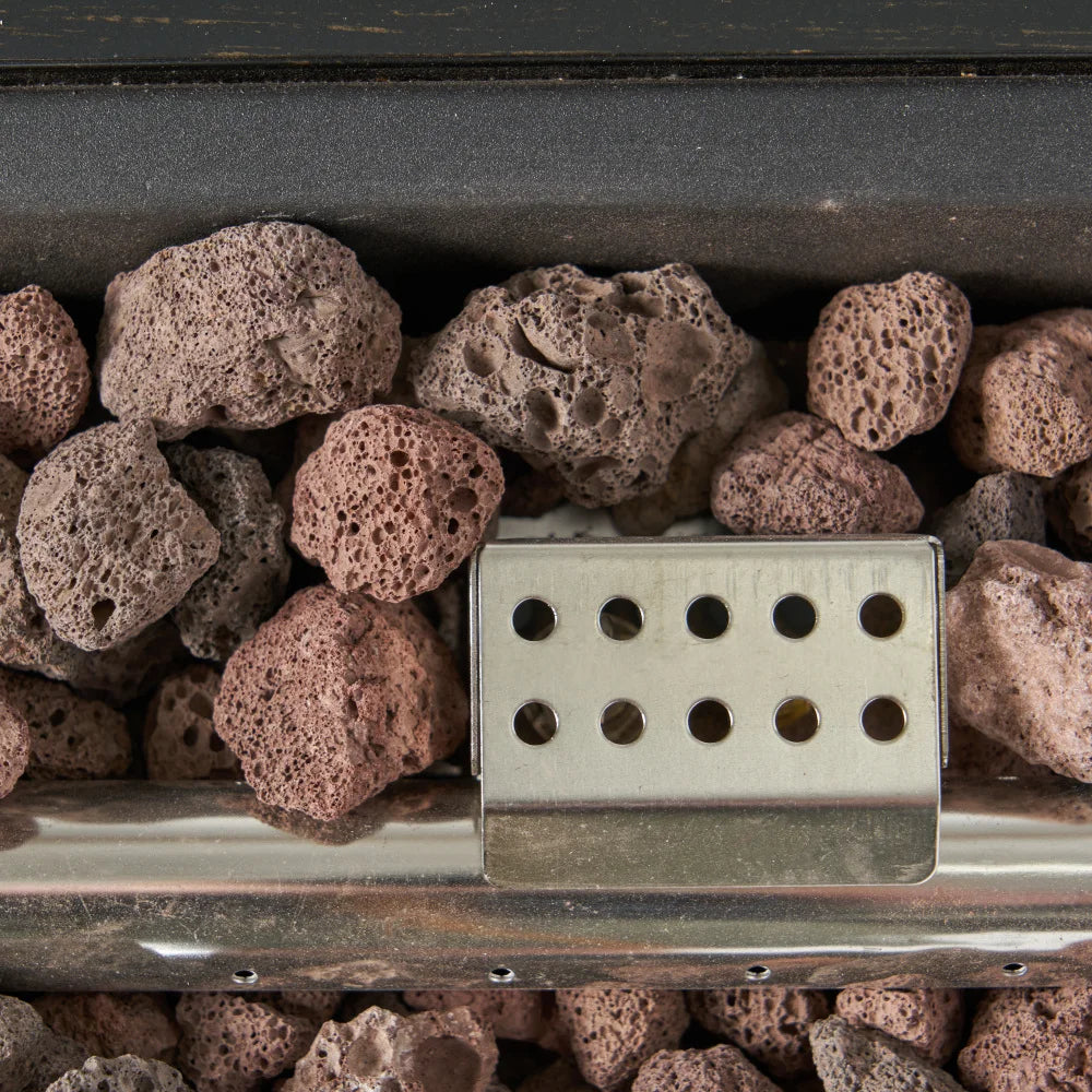 40" Outdoor 50,000 BTU Rectangular Iron Propane Fire Pit