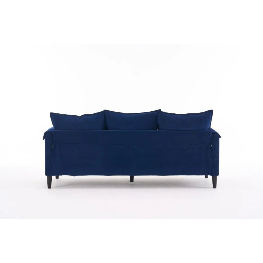 Convertible Combination Sofa L Shaped Sofa with Footstool