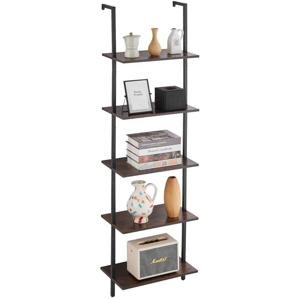 Industrial Pipe Shelf 5 Tier Wall Mount  Storage