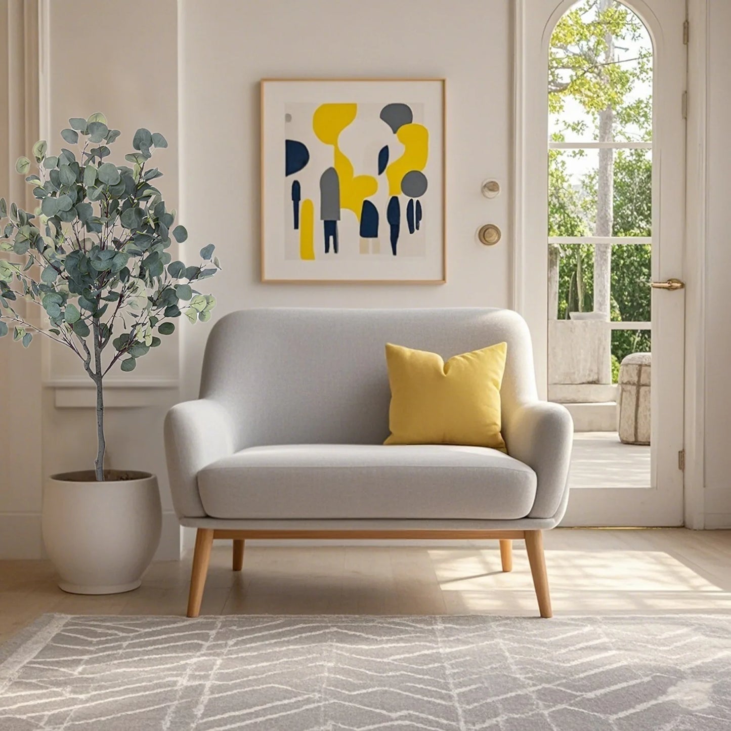 3.9Ft Artificial  Eucalyptus Tree,