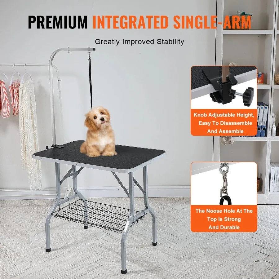 Pet Grooming Table Arm with Clamp,