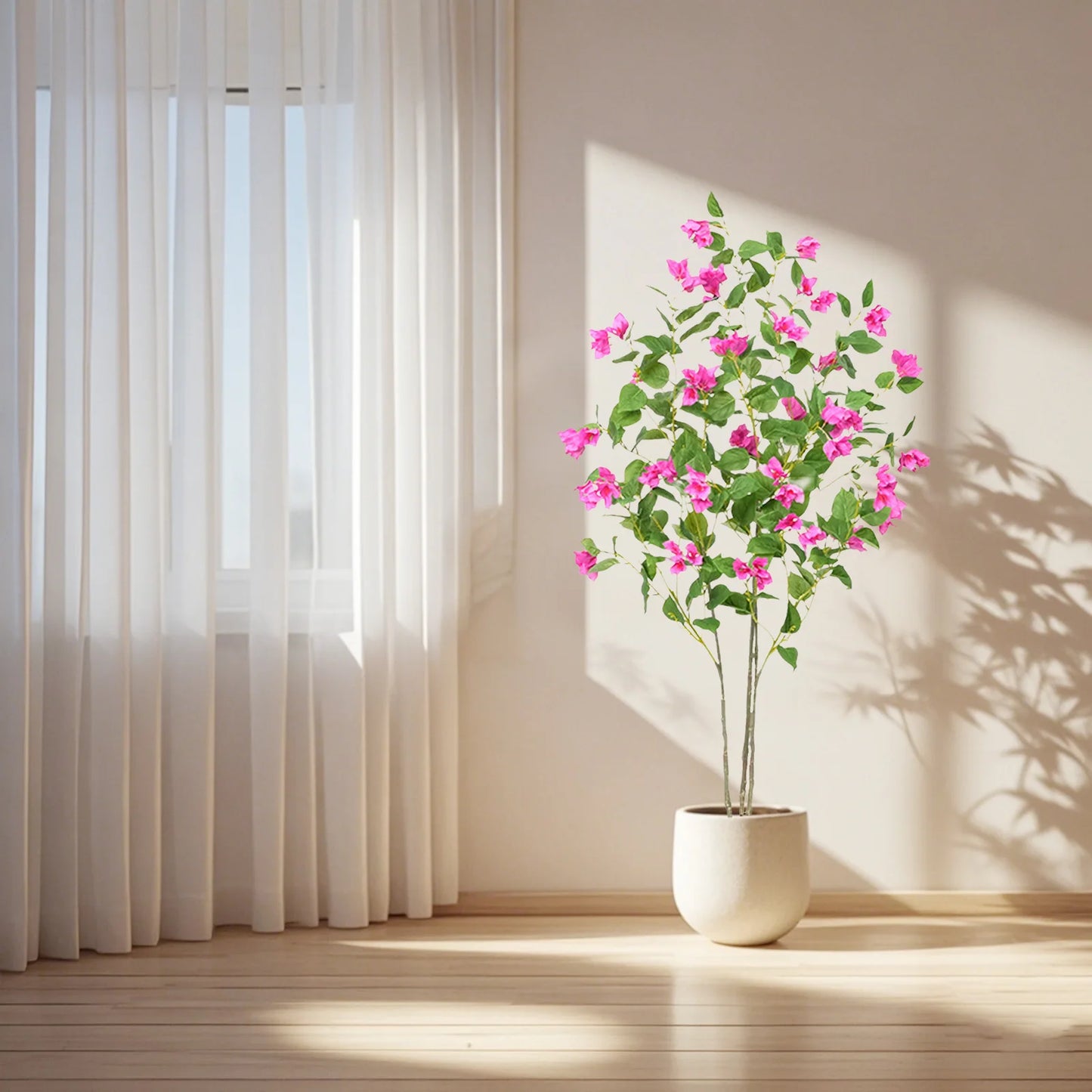 Artificial Bougainvillea Tree Green Plant Bendable Branches And Stems