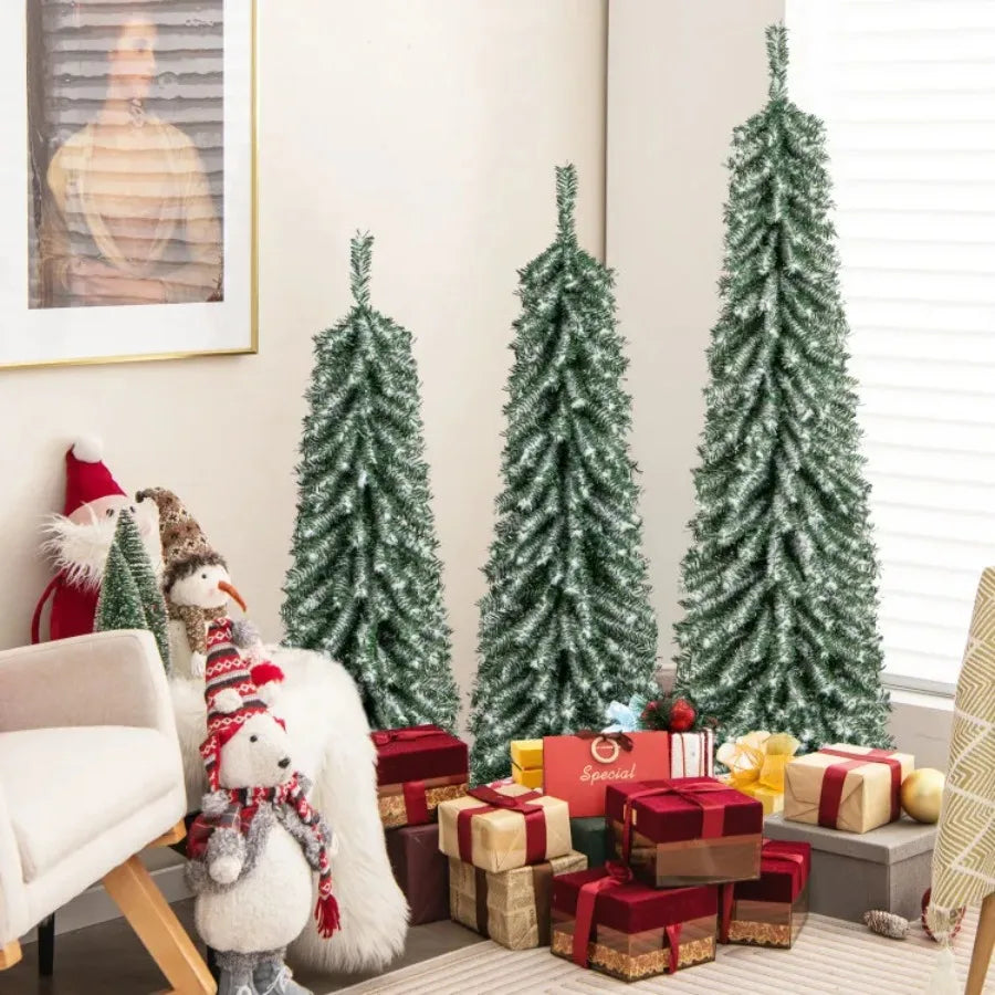 4/5/6 Feet Artificial Christmas Tree Set of 3