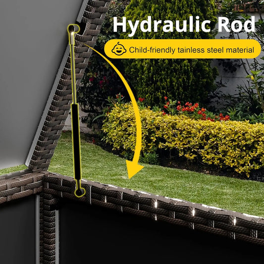 80 Gallon Outdoor Deck Box With Lockable Lid