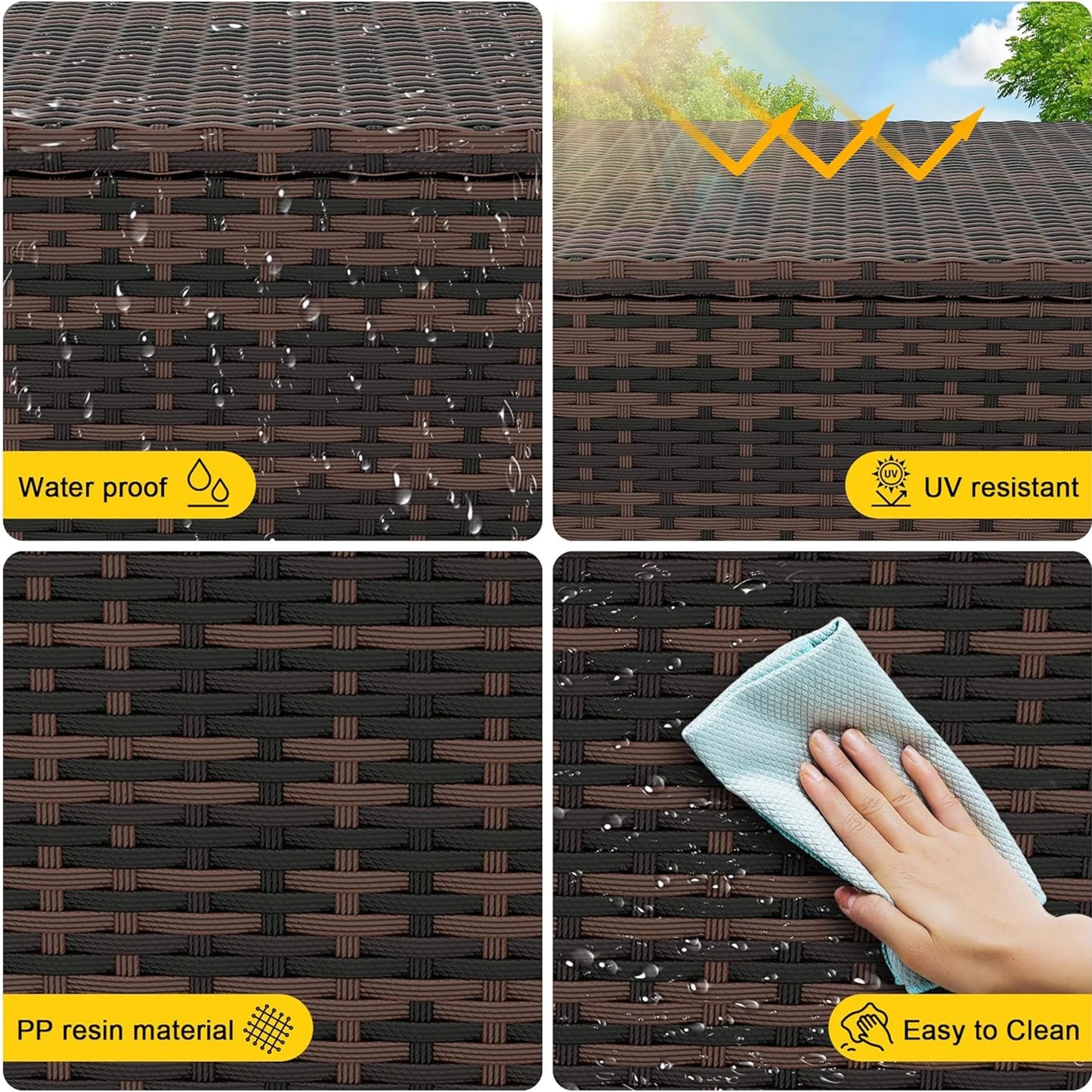 80 Gallon Outdoor Deck Box With Lockable Lid