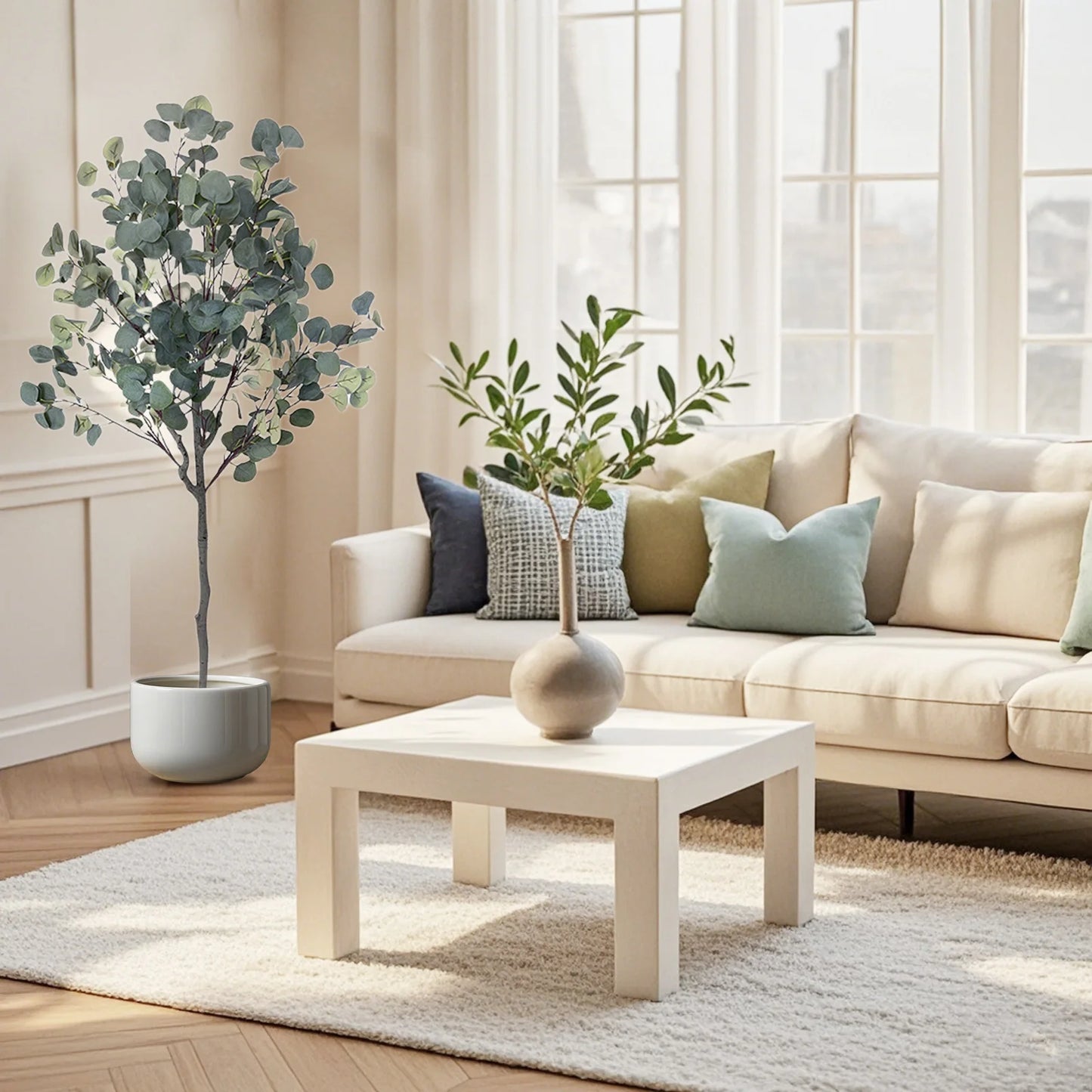 3.9Ft Artificial  Eucalyptus Tree,