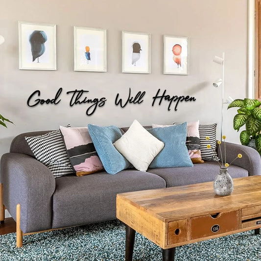 4pc Interesting Modern Wall Art, Metal Wall Decor Art, Geometric Wall Art, Unique decoration