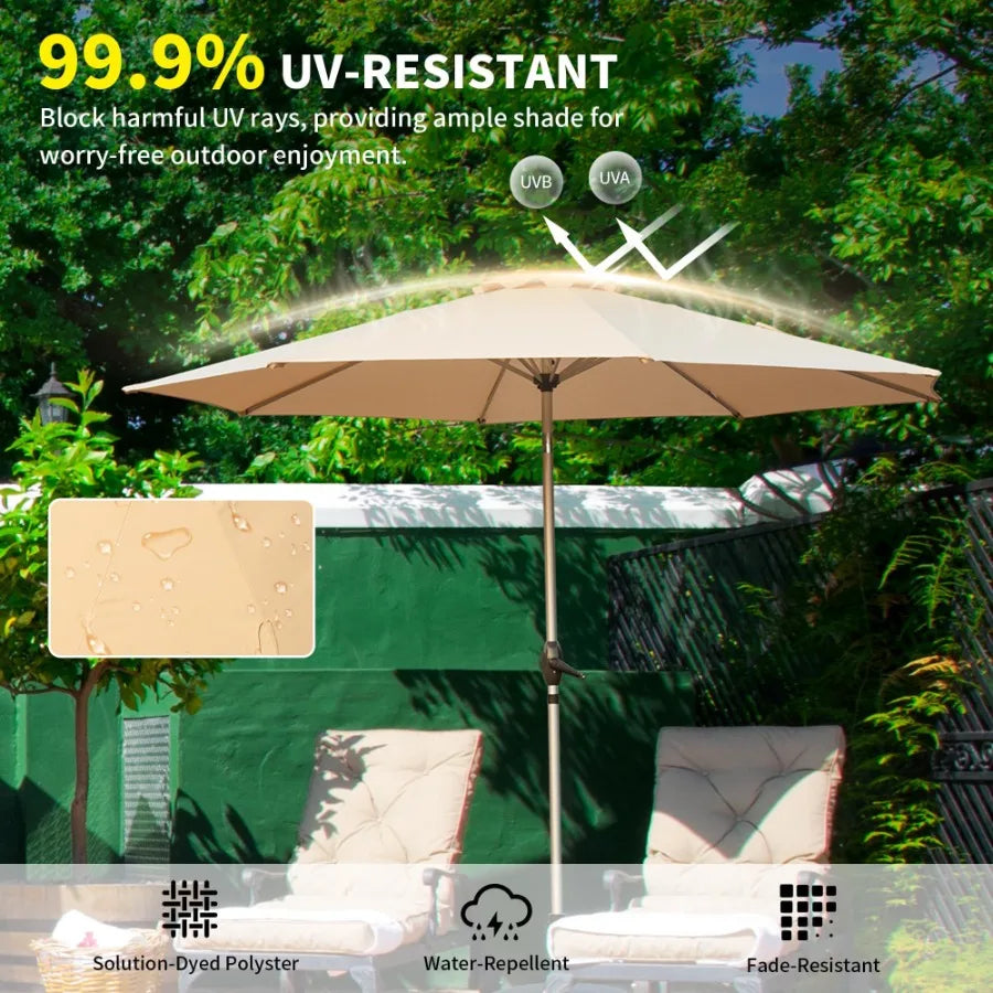 10FT Patio Outdoor Table Umbrella