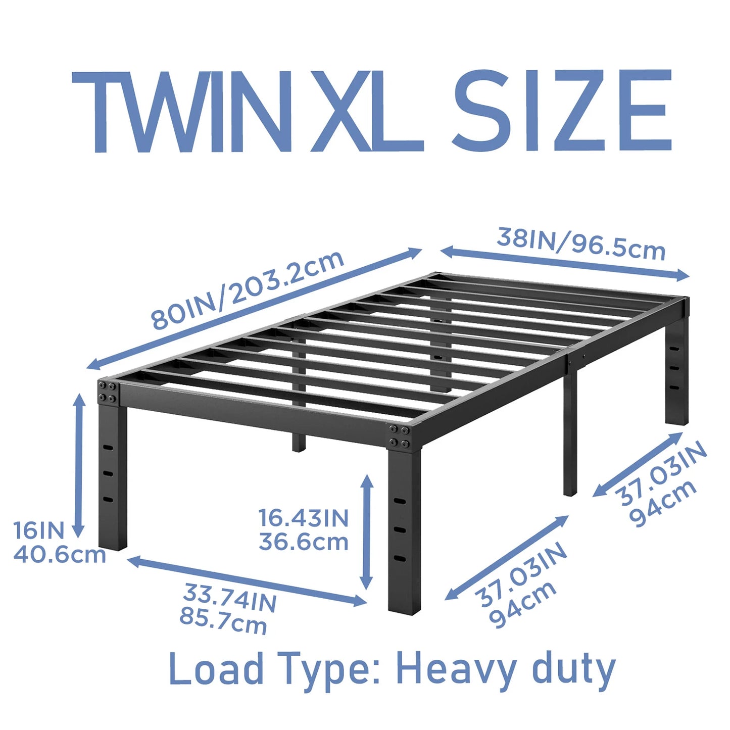 Iron frame bed  Single/double bed