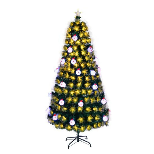 6 FT Prelit Fiber Optic Christmas Tree Artificial Xmas Tree