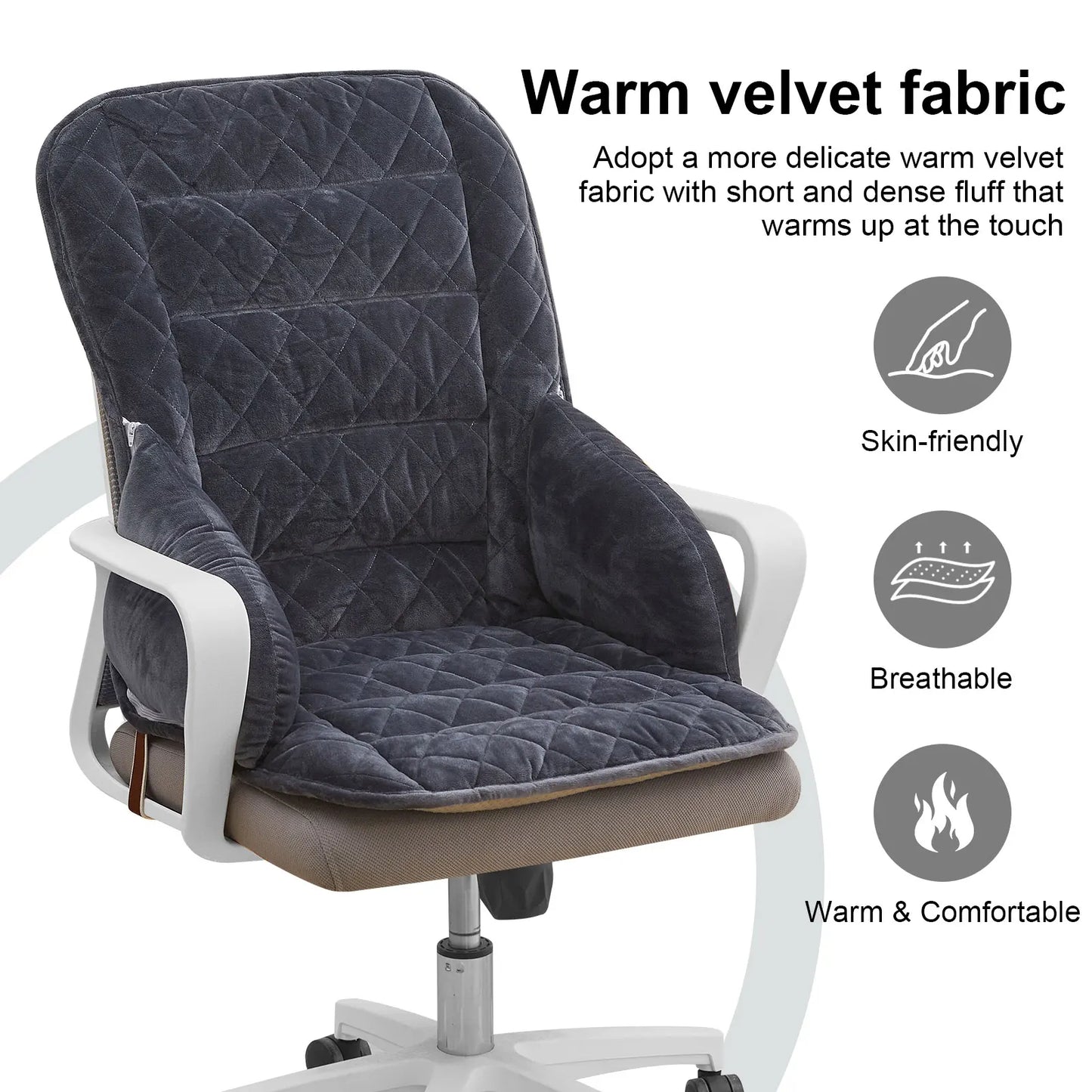 1PC Cushion Backrest All-in-One Seat Cushion Office Sedentary Lumbar Protector Cushion Seams Universal Chair Cushion