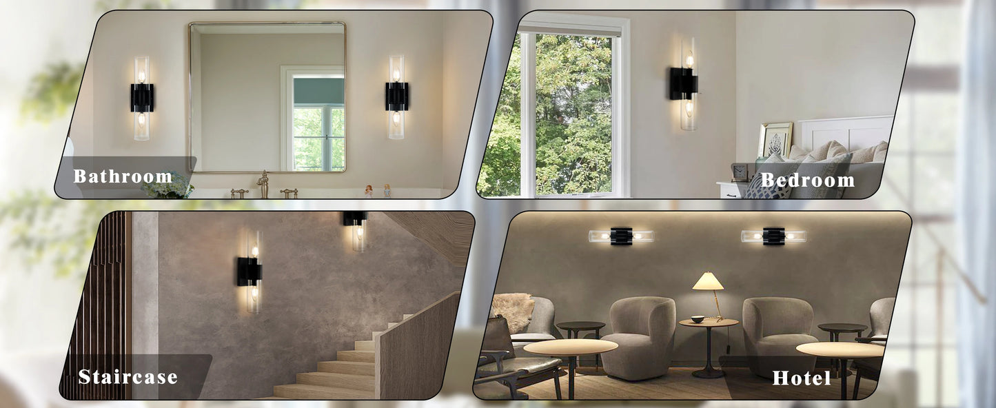 Metal Wall Sconces  for Bedroom Bathroom