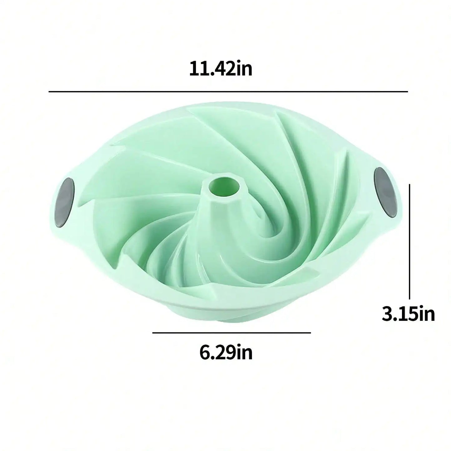 Silicone Cake Pan, Non-Stick Silicone Cake Mold