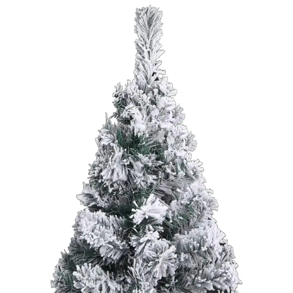 59.1 Slim Pre-lit Green Artificial Christmas Tree