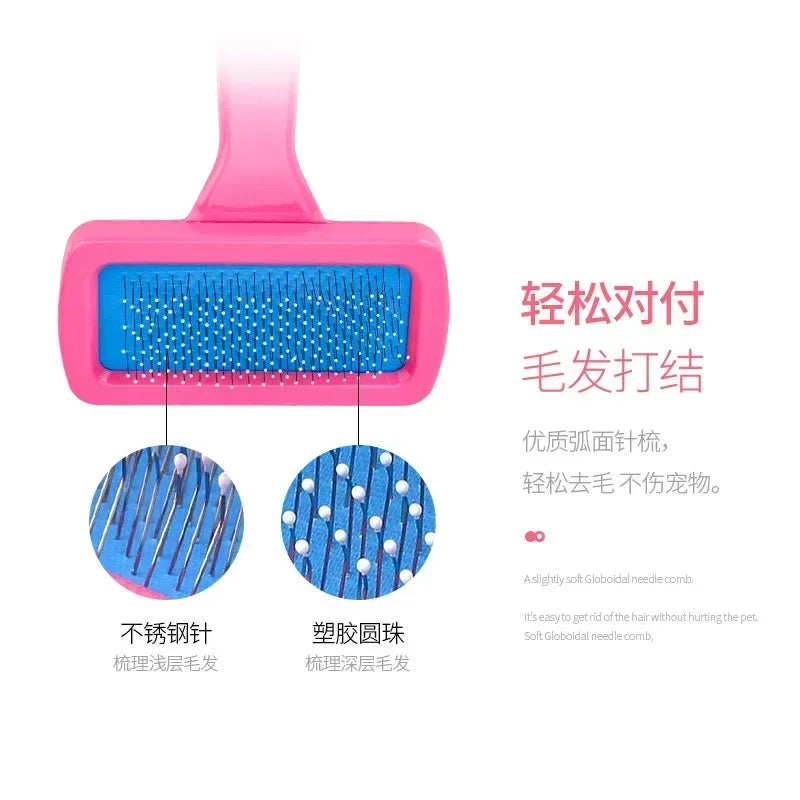 Pet Needle Comb Portable Hairs Grooming And Care