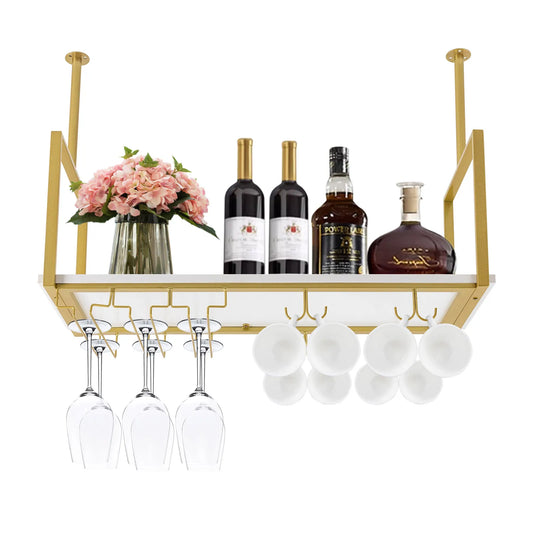 Ceiling Wine Glass Rack Wine Bottles Holder