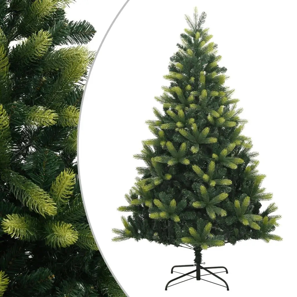 59.1 Inch Artificial Hinged Christmas Tree with Stand - Festive Holiday Decor