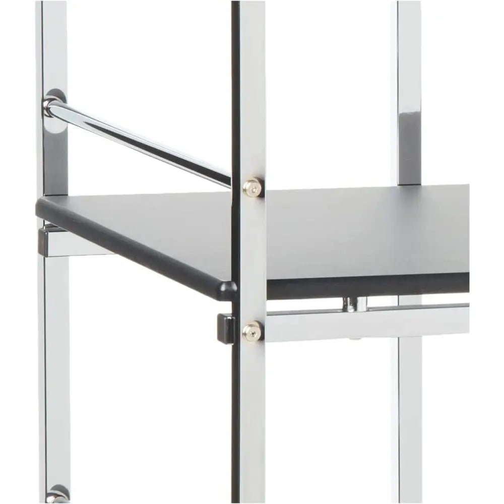 ACME Elvis Computer Desk in Black & Chrome