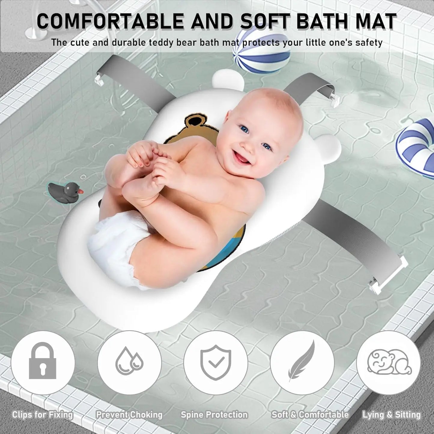 Baby Bathtub Real-Time Temperature Display