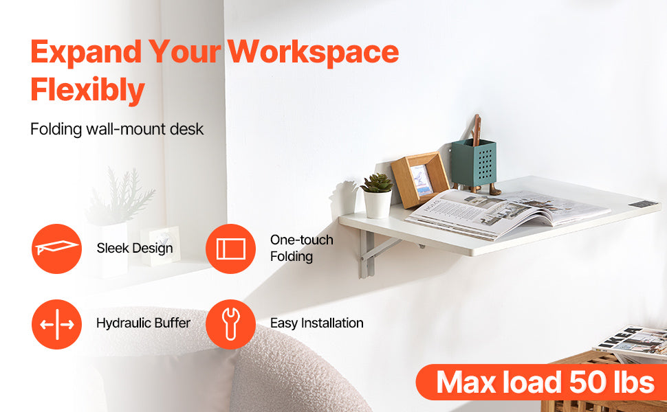 Wall Mounted Folding Table Drop Leaf