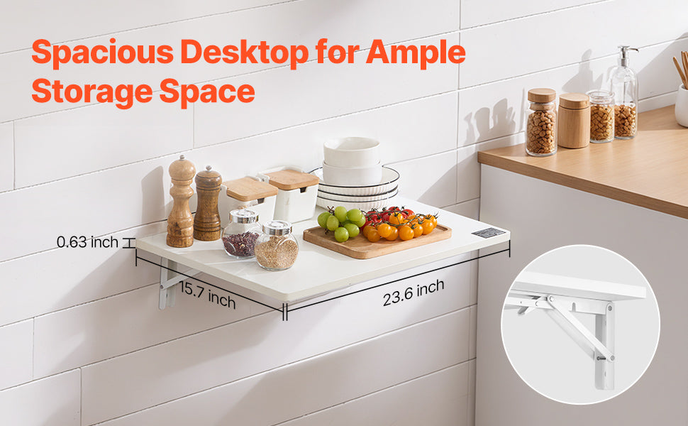 Wall Mounted Folding Table Drop Leaf