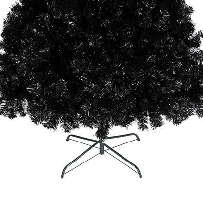 6ft 1600 Branches PVC Christmas Tree Black