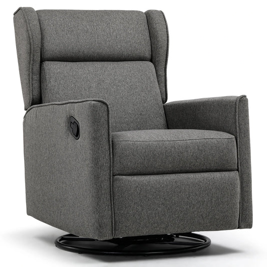 Comhoma Rocking Recliner Chair, Swivel Glider