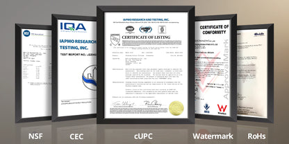 8 in. Wall Mount Shower Head Bathroom Shower System Faucet Set with Handheld Spray 6-Body Jets