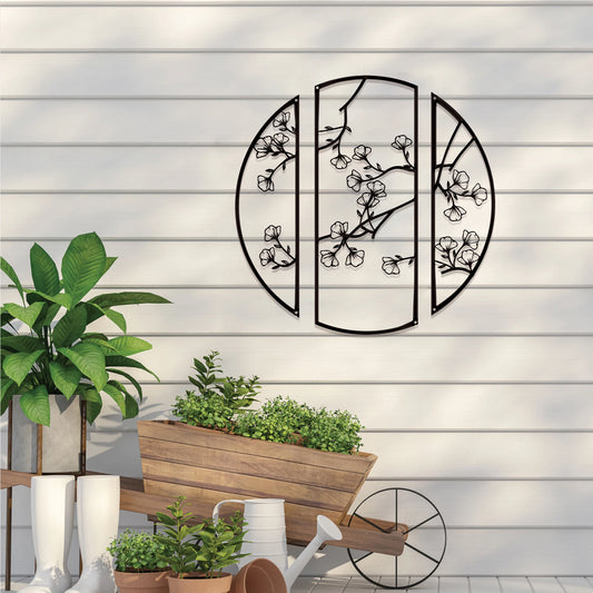 Bon Appetite Metal Wall Art Waterproof, Self-Adhesive,