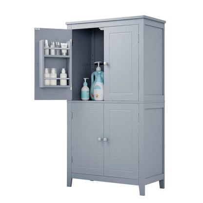 Elegant Bathroom Floor Storage Cabinet