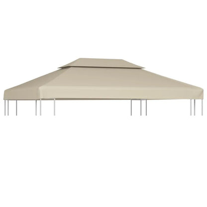 Gazebo Cover Canopy Replacement 1 oz ft² Beige 9.8'x13.1'