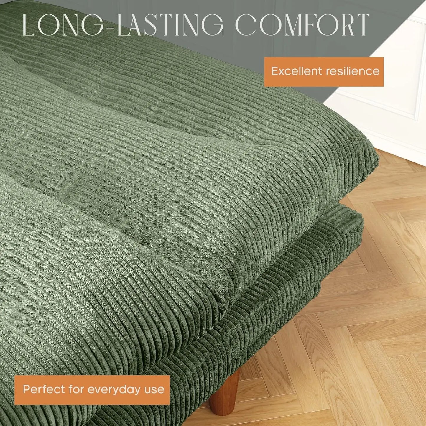 Dark Grey 2 Seater Compact Loveseat Mini Couch Modern Comfortable Furniture for Bedroom Living Room Small Spaces, Customized