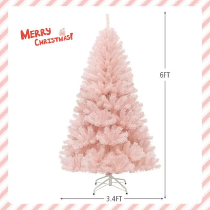 6/7 Feet Artificial Christmas Tree Hinged Full Fir Tree