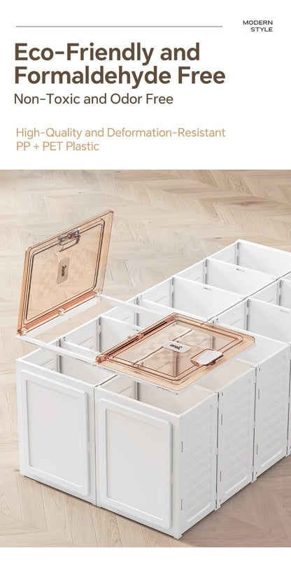 Foldable Clear Shoe Box,One Piece Shoe Rack, Bedroom Living Room Entrance Dormitory Accessory (For Entrance) Folding Sneaker