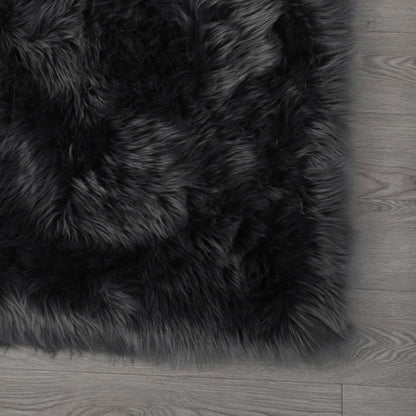 Faux Fur Sheepskin Area Rug Bedroom Blanket Living Room