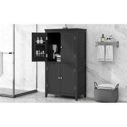 Elegant Bathroom Floor Storage Cabinet