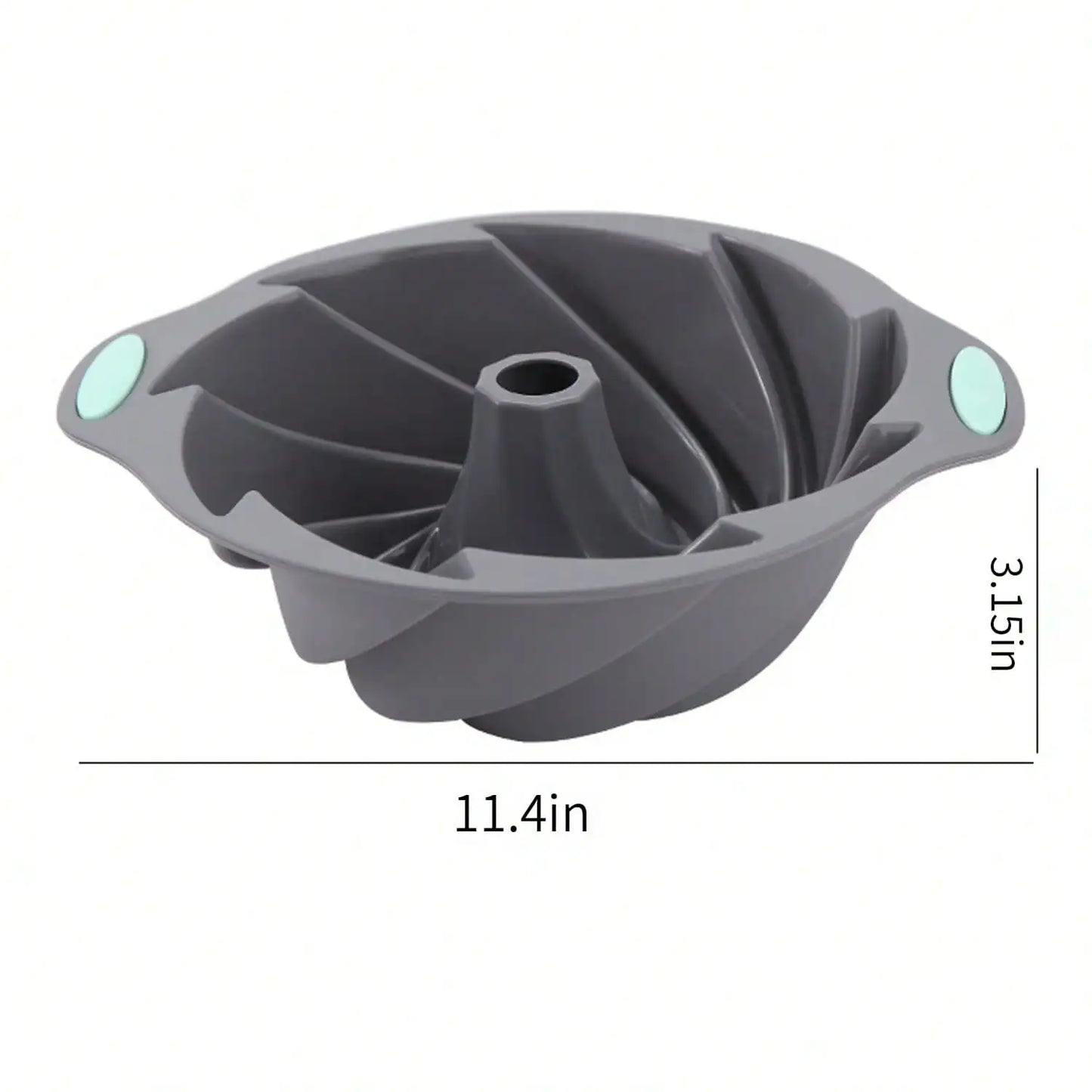 Silicone Cake Pan, Non-Stick Silicone Cake Mold