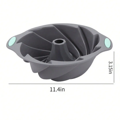 Silicone Cake Pan, Non-Stick Silicone Cake Mold