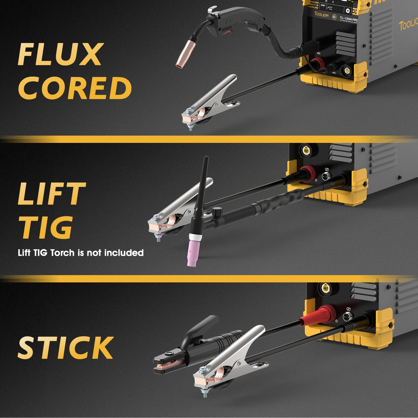 135A MIG Welder Flux Core 110V MIG Welder