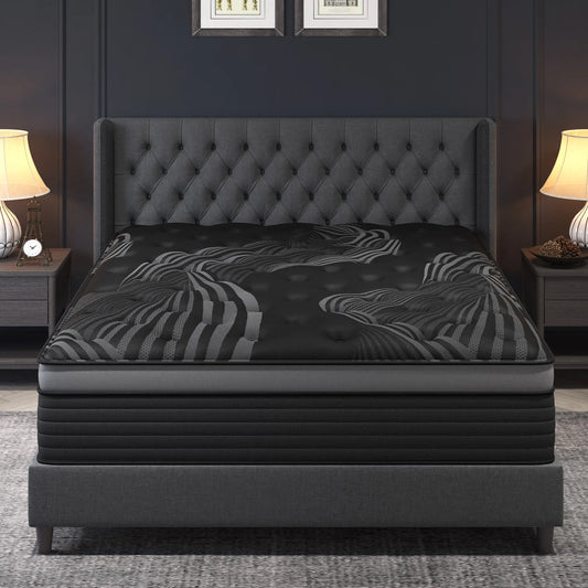 Gel Memory Foam Hybrid Pocket Spring Mattress Twin Full Queen King Bed Mattress