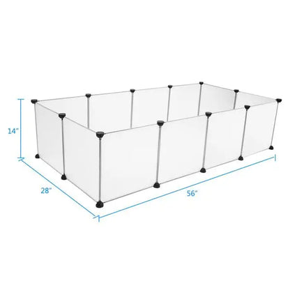 Pet Playpen, Portable Large Plastic Yard Fence