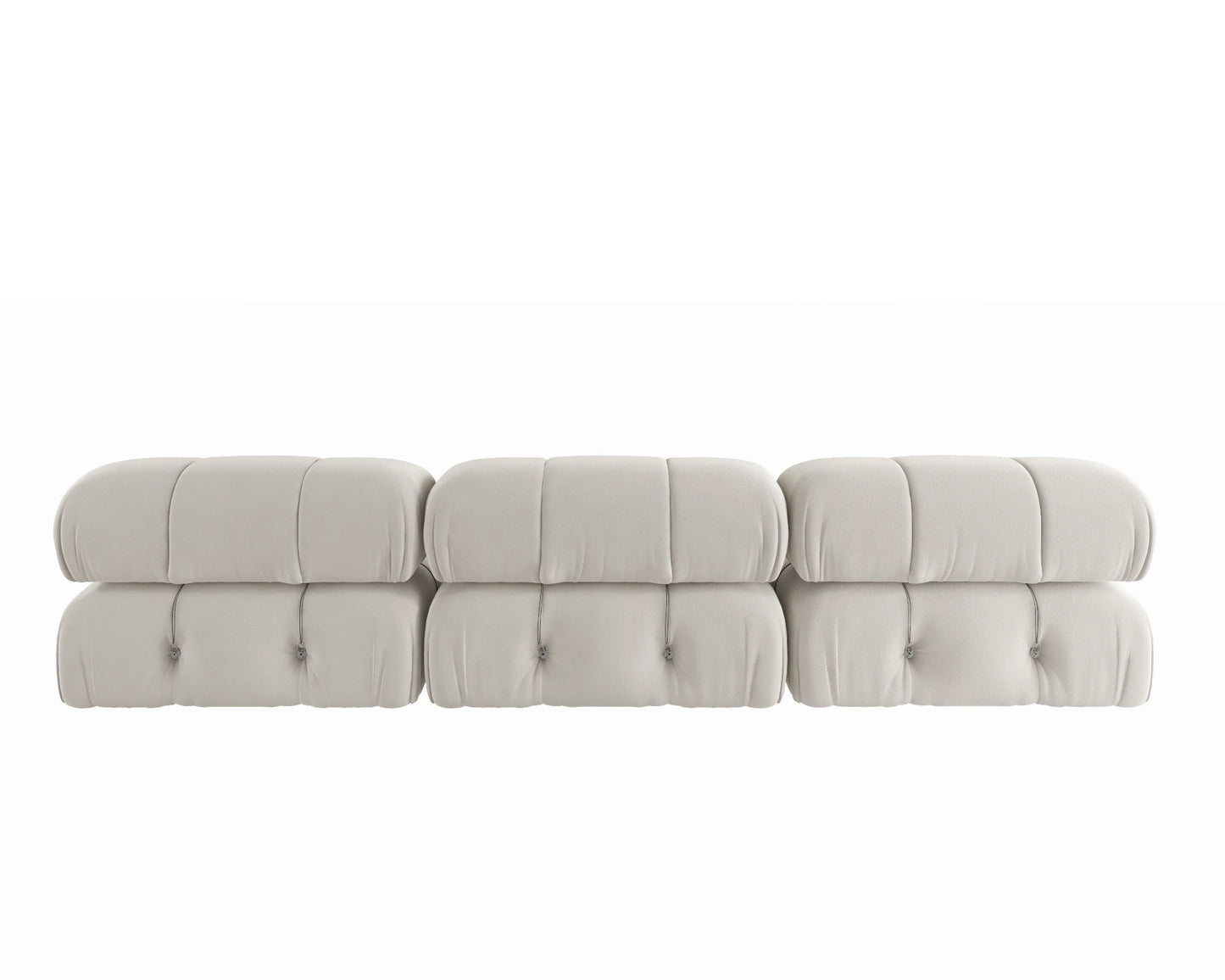 Minimalist Modular Sectional Sofas Modern Velvet Convertible Couches 3 Seats Living Room Sofa Sets