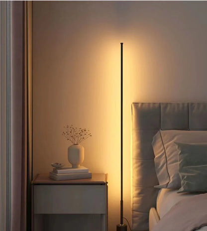 Dimmable Corner Floor Lamp Remote 100cm Stand Smart LED Mood Light for Bedroom Nordic Home Decor Interior Lighting